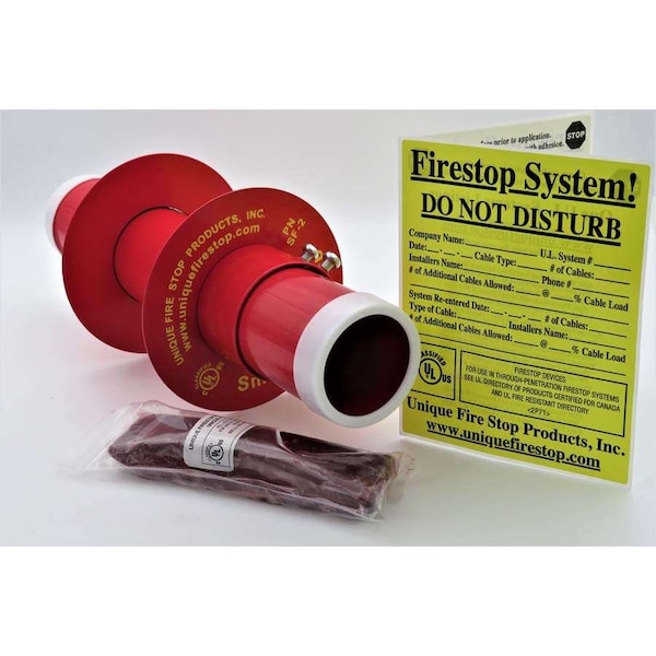 Through Pentration Smooth Firestop Sleeve Kit 2 Inch Diameter